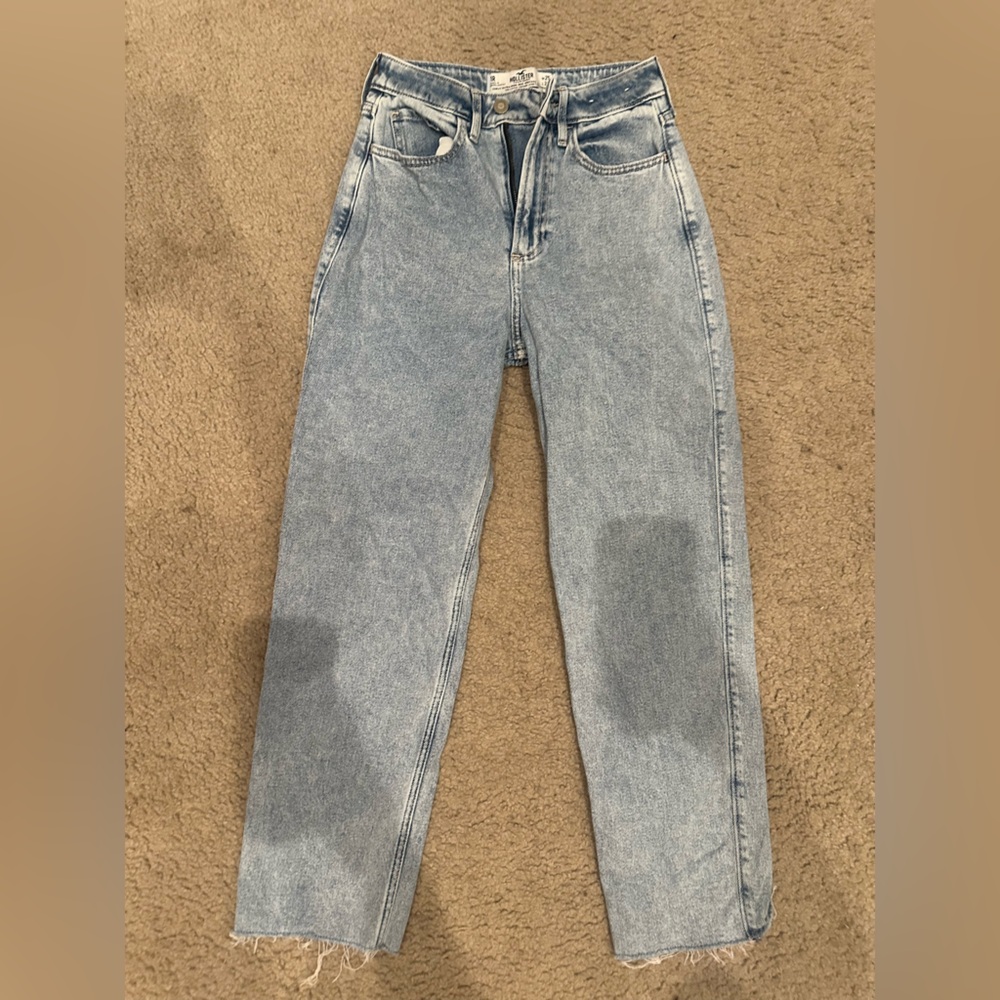 Hollister curvy vintage straight Light Blue Denim Jeans